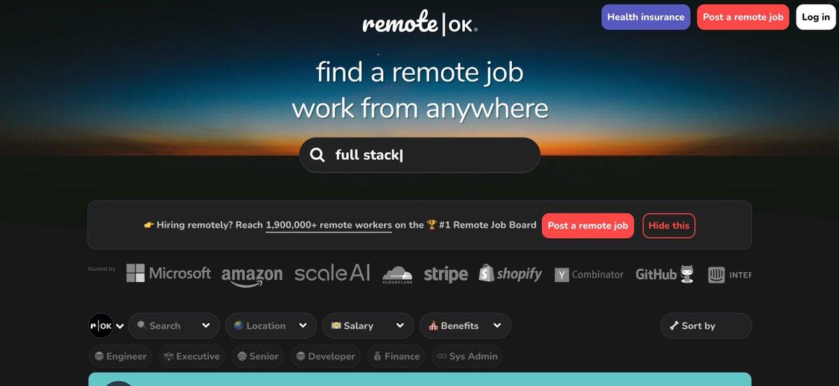 Remote Ok - Senara Media Remote Ok