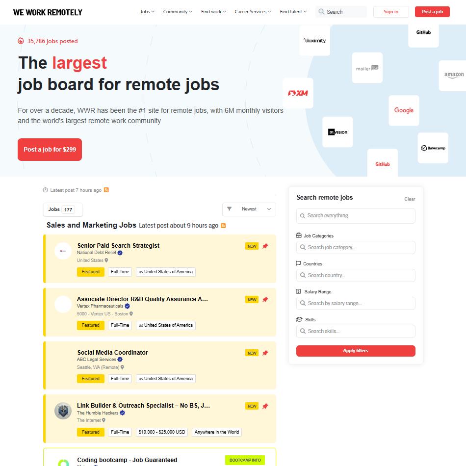 We Work Remotely - Senara Media We Work Remotely
